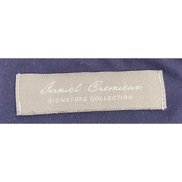 Daniel Cremieux Signature Label Quarter-Zip Pullover Navy Blue Men’s L stretch - Picture 4 of 9